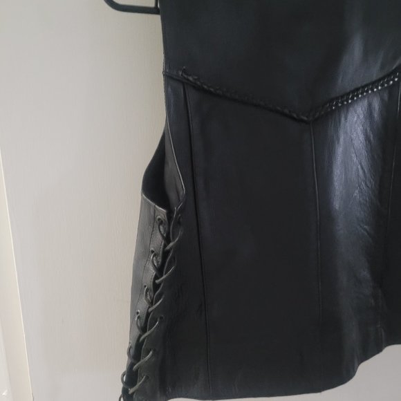 genuine Leather unisex vest - Picture 4 of 4